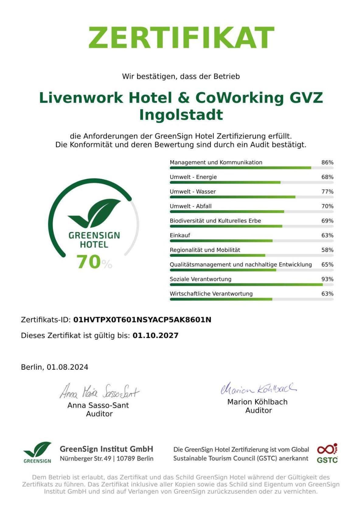 Livenwork Hotel & Coworking Gvz インゴルシュタット エクステリア 写真